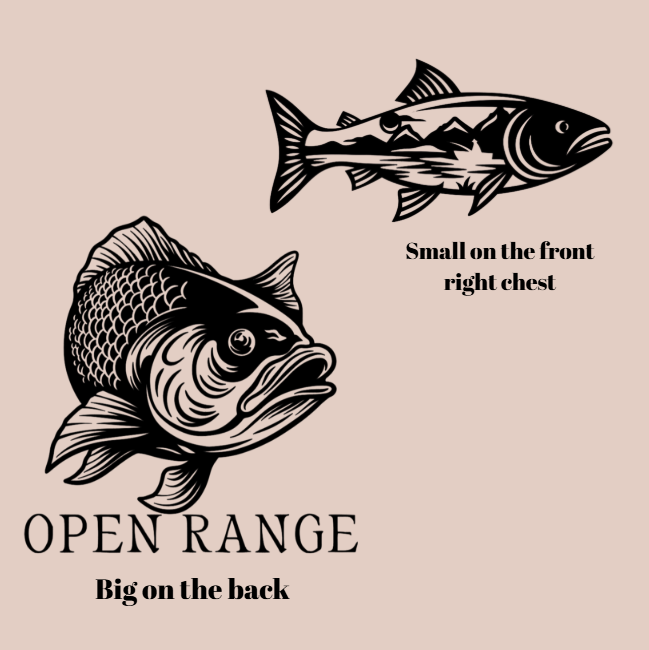 Vinyl T-Shirt w/ Fish